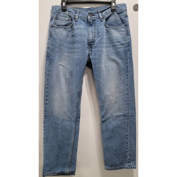 Levis 505 Blue Jeans, 33W x 30L Mens, in Very Good Condition - Picture 10 of 11